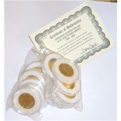 * 1999-2000 Statehood Quarters  MS *24 kt gold plated edition*