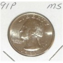 1991 P Quarter  MS