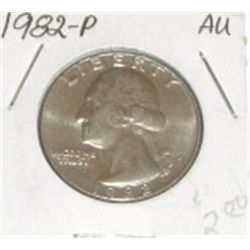 1982 P  Quarter  AU