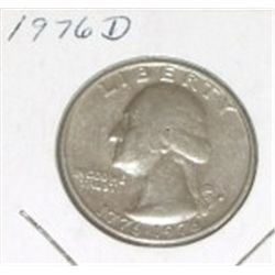 *** 1976 D  Quarter  AU  * Bi-Centennial*  ***