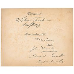 Pre-Civil War Autograph Album