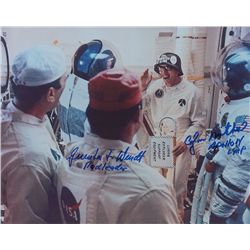 Guenter Wendt and Edgar Mitchell