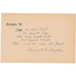 Margaret E. Sangster