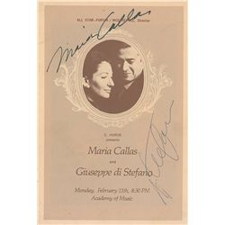 Maria Callas and Giuseppe di Stefano