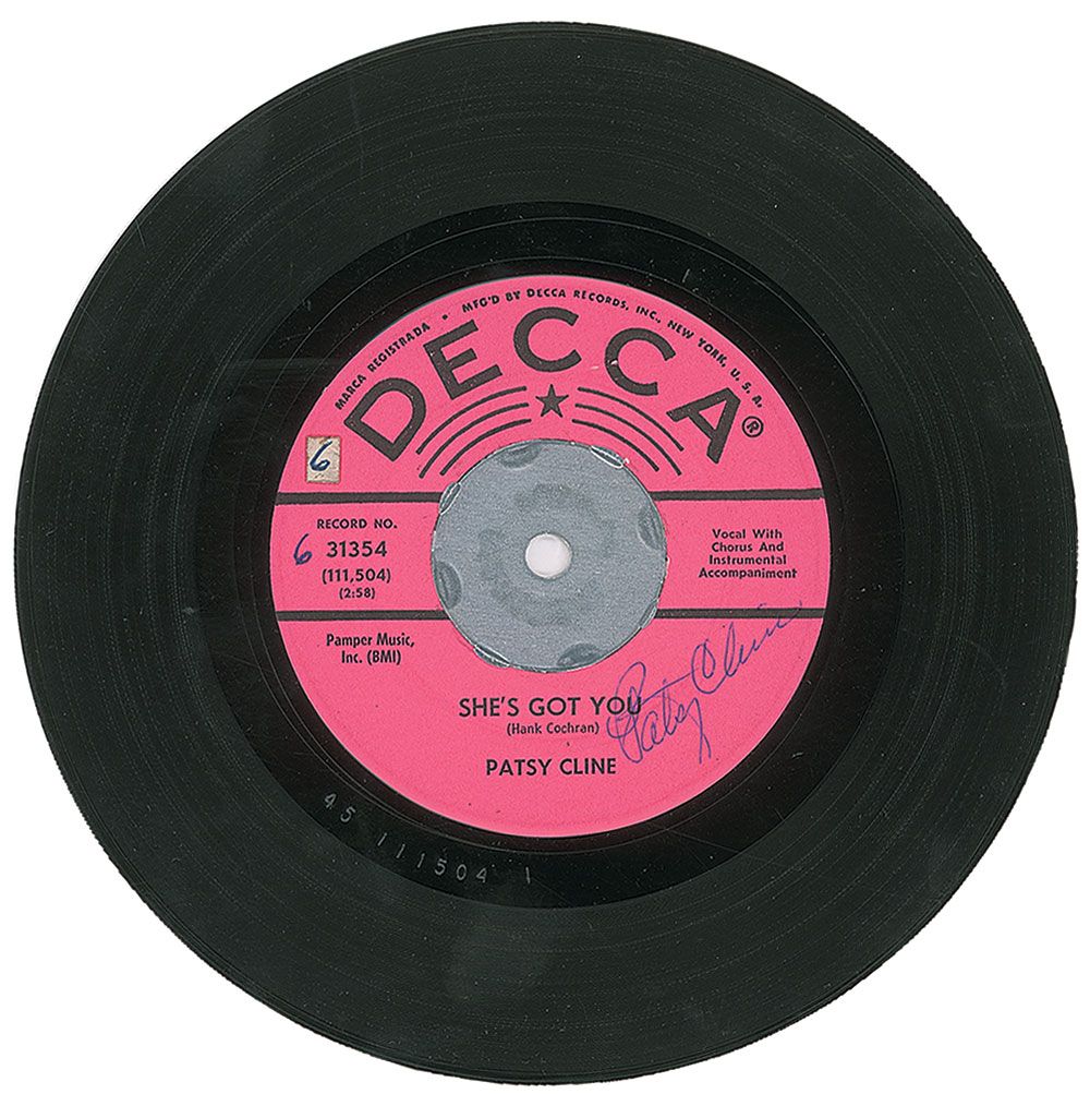 Patsy Cline Autograph Program Patsy Cline