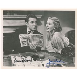 James Stewart and Jean Arthur