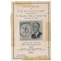 Charles ‘Kid’ Nichols