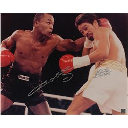 Roberto Duran and Sugar Ray Leonard