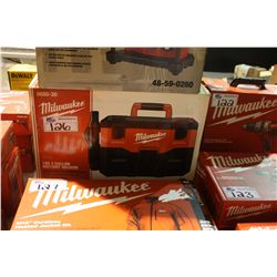 MILWAUKEE 2GALLON WET DRY VACUUM