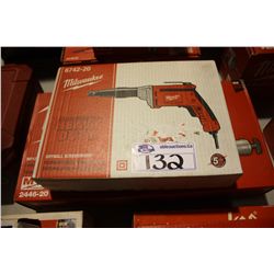 MILWAUKEE DRY WALL SCREWDRIVER & CORDLESS GREASE