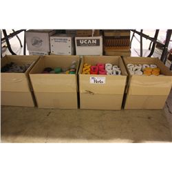 4 BOXES OF LINE PAINT
