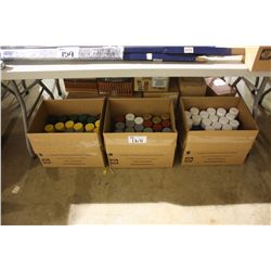 3 BOXES OF ASSORTED SPRAY PAINT