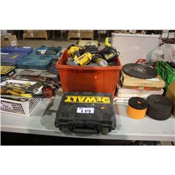 ASSORTED DRILLS, HOLE SAWS AND BITS