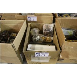 BOX OF LEVITON ELECTRICAL HARDWARE