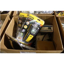 STANLEY STUD FINDERS & ASSORTED TOOLS