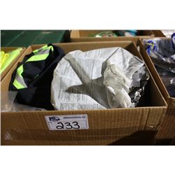 BOX OF ASSORTED PROTECTIVE CLOTHING