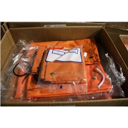 BOX OF ASSORTED PROTECTIVE CLOTHING