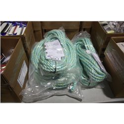 LOT OF HEAVY DUTY FALL ROPE
