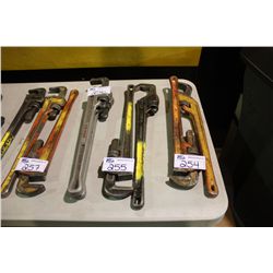 2 RIDGID HEAVY DUTY PIPE WRENCHES
