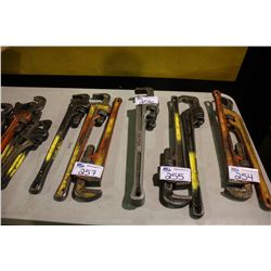 2 LENOX HEAVY DUTY PIPE WRENCHES