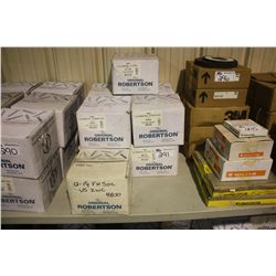 LOT OF ROBERTSON SCREWS IN BOX