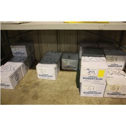 LOT OF ROBERTSON SCREWS IN BOX