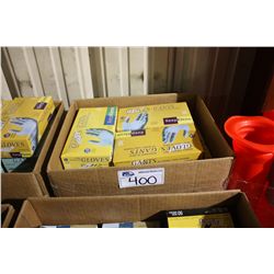 BOX OF LATEX GLOVES