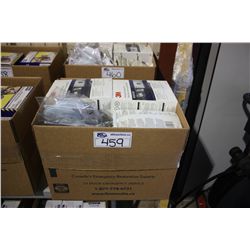 BOX OF ASSORTED RESPIRATOR GEAR