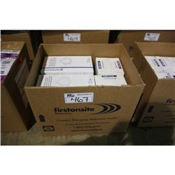 BOX OF ASSORTED RESPIRATOR GEAR