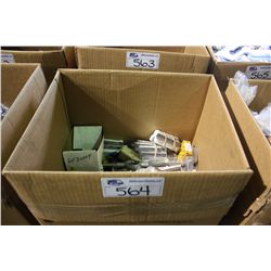 BOX OF ASSORTED DRILL BITS AND TOOLING