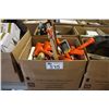 Image 1 : BOX OF ASSORTED HAMMERS AND POWER BARS