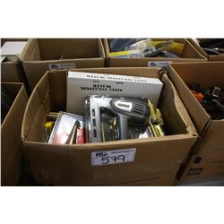 BOX OF ASSORTED TOOLS