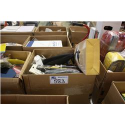 BOX OF ASSORTED TOOLS