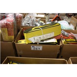 BOX OF LIFTING STRAPS