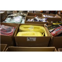BOX OF LIFTING STRAPS