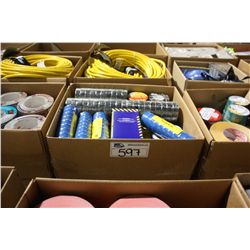 BOX OF ASSORTED TAPE