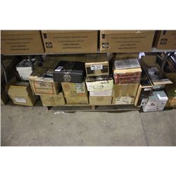 PALLET OF ASSORTED BOLTS, SCREWS AND HARDWARE