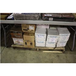 PALLET OF ASSORTED BOLTS, SCREWS AND HARDWARE