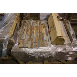 CRATE OF RUST LEDGE STONE