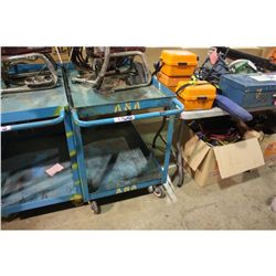 BLUE METAL MOBILE SHOP CART