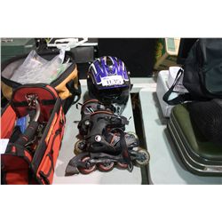 HELMET & ROLLER SKATES