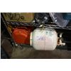 Image 1 : PROPANE TANK & ASSORTED GAS TANKS