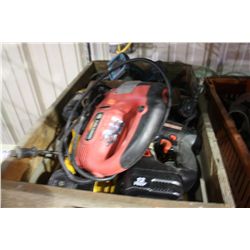 BOX CONTAINING ASSORTED TOOLS