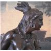 Image 2 : Glorious Bronze Sculpture Native American Squaw