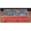 Image 1 : ANTIQUE GERMAN CABINET/CHEST WOOD EMBROIDERED TOP