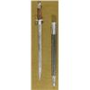 Image 3 : WWI MAUSER BAYONET-WOOD GRP 17" BLADE-LEATHER SCBD M/44