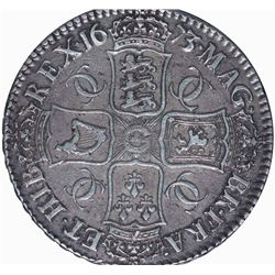 England 1673 V.QUINTO Crown - EF