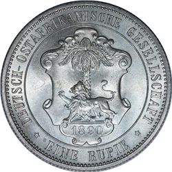 German East Africa 1890 Rupie - NGC MS65