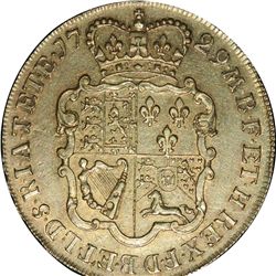 Great Britain 1729 TERTIO 5 Guineas - aUnc