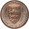 Image 1 : Jersey 1877 H Proof 1/48 Shilling - NGC PR64R